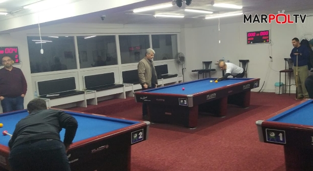 Kahramanmaraş’ta bilardo İl seçmeleri başladı