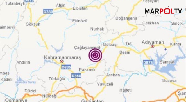 Kahramanmaraş'ta Deprem 9 Nisan 2022!