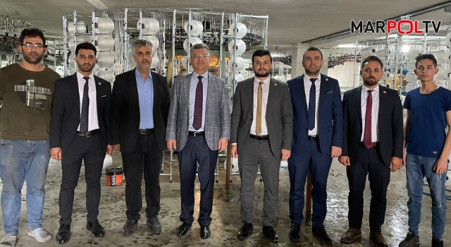 MHP’li Aycan TÜMKİAD ile birlikte fabrikaları ziyaret etti
