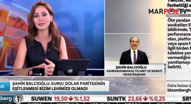 Başkan Balcıoğlu, “Euro-Dolar paritesinin eşitlenmesi bizim lehimize olmadı”