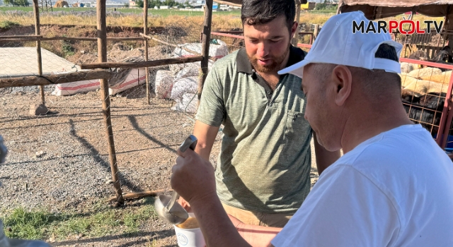 DULKADİROĞLU BELEDİYESİ'NDEN KURBAN SATIŞ NOKTASINDA ÇORBA İKRAMI