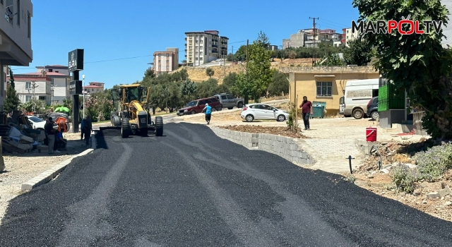 DULKADİROĞLU’NDAN ASLANBEY MAHALLESİ’NDE ASFALT ÇALIŞMASI