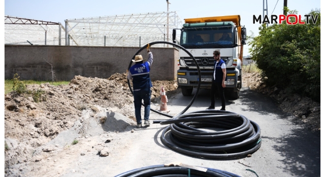 Ayaklıcaoluk’un Yeni İçmesuyu Hattının İmalatı Sürüyor