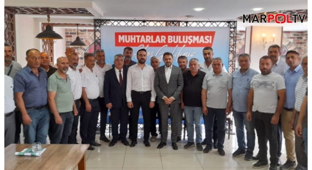 Büyükşehir Belediyesi Muhtar Buluşmalarını Sürdürüyor