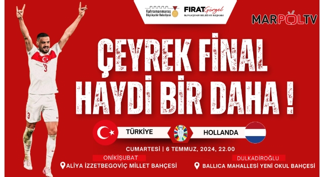 Haydi Çeyrek Finalde Millilerimize Hep Birlikte Desteğe