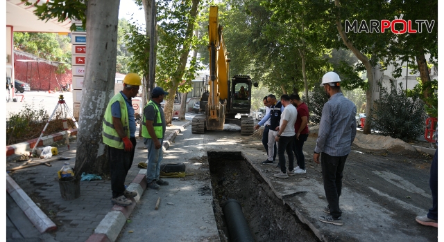 Şehir Merkezinin Yeni Şebeke Hatlarının İmalatı Sürüyor