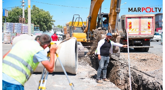 Toptancılar Çarşısı Yeni Yağmursuyu Hattına Kavuşuyor