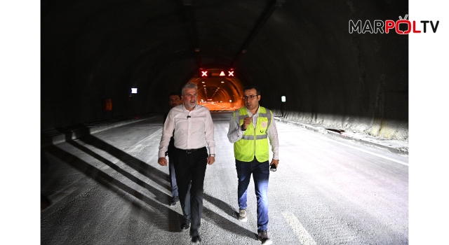 Başkan Görgel, Âşık Mahzuni Şerif Tünellerindeki Çalışmaları İnceledi