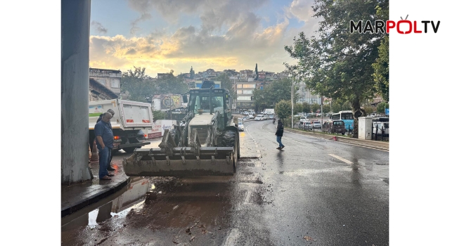 Büyükşehir, Yağış Sonrası Temizlik Çalışmalarını Sürdürüyor