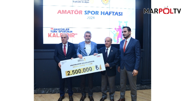 Büyükşehir’den Amatör Spor Kulüplerine 2,5 Milyon TL’lik Maddi Destek