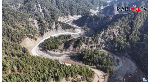 Büyükşehir’in Andırın – Onikişubat Ulaşımını 20 Kilometre Kısaltacak Yol Projesinde Çalışmalar Sürüyor