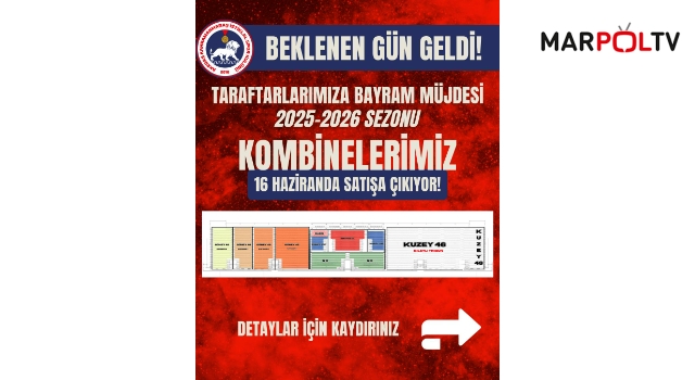 KAHRAMANMARAŞ İSTİKLAL SPOR'DA YENİ SEZON HEYECANI BAŞLIYOR: KOMBiNELER 16 HAZİRAN’DA SATIŞTA!