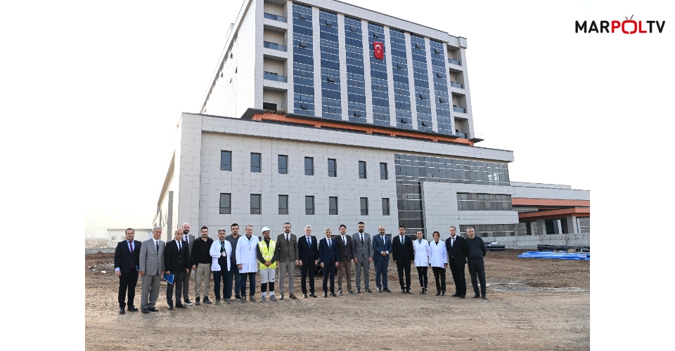 Başkan Görgel ve Vali Ünlüer, Ferhuş Sağlık Kompleksi’nde Yürütülen Çalışmaları Yerinde İnceledi