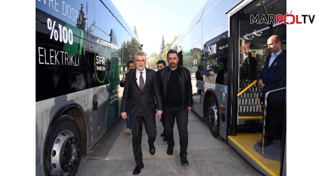 Şehrin İlk Elektrikli Otobüsleri Hayırlı Olsun