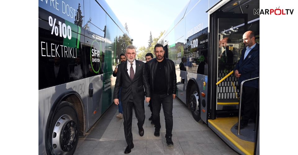 Şehrin İlk Elektrikli Otobüsleri Hayırlı Olsun