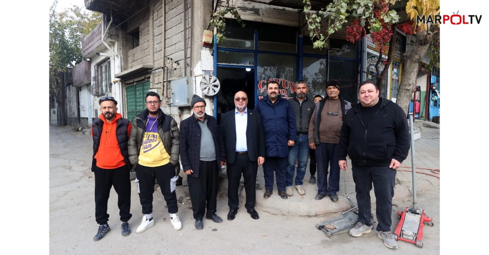 Başkan Akpınar'dan Sakarya Çarşısında Esnaf Ziyareti