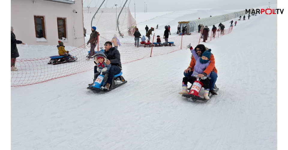 Akdeniz’in Kayak Merkezi Yedikuyular’a Yoğun İlgi