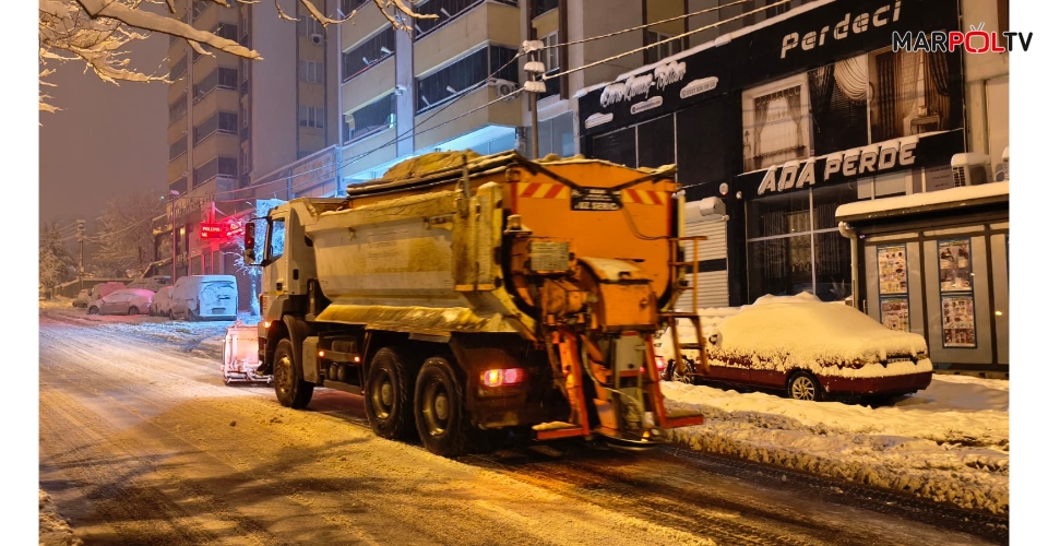 Büyükşehir’den Arterlerde Buzlanmaya Karşı Yoğun Tedbir