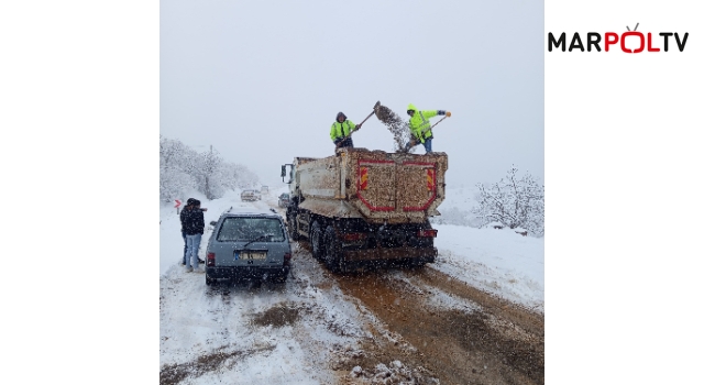 Büyükşehir’den Kırsalda da Karla Etkin Mücadele