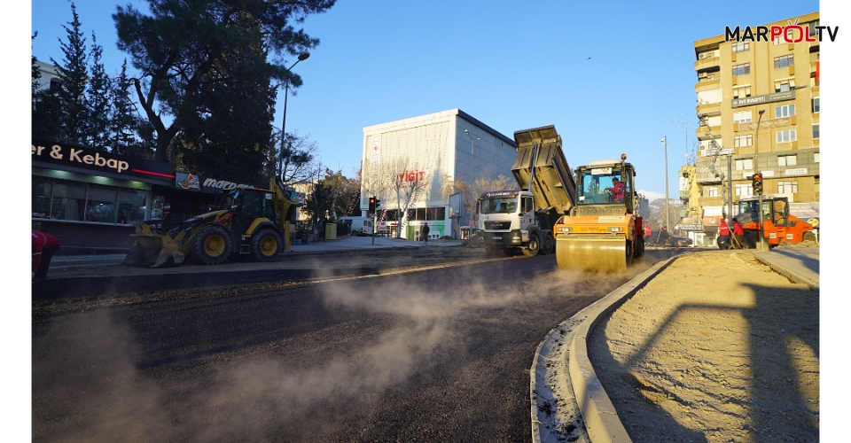 Dulkadiroğlu Zübeyde Hanım Bulvarı’nda Altyapı Tamam, Asfalt Başladı