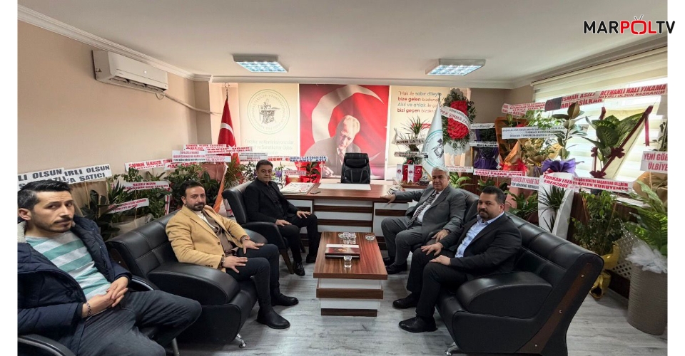 KMESOB Başkanı Kuybu’dan Başkan Çiçek’e Hayırlı Olsun Ziyareti