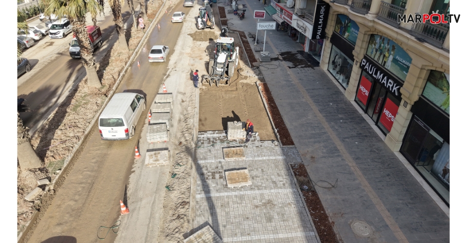 Trabzon Bulvarı’nda Altyapısı Tamamlanan Kısımlarda Üstyapıya Başlandı