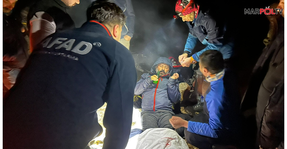 Kahramanmaraş'ta Mahsur Kalan 8 Dağcı Kurtarıldı