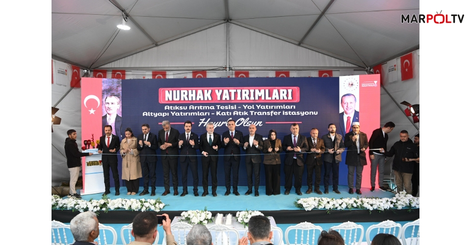 Nurhak Atıksu Arıtma Tesisi Hizmete Alındı