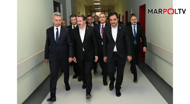 Memur-Sen Genel Başkanı Ali Yalçın KSÜ Tıp Fakültesi Hastanesinde Tedavi Gören Yaralıları Ziyaret Etti
