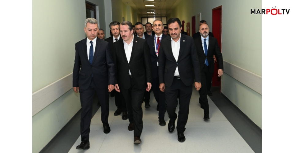 Memur-Sen Genel Başkanı Ali Yalçın KSÜ Tıp Fakültesi Hastanesinde Tedavi Gören Yaralıları Ziyaret Etti