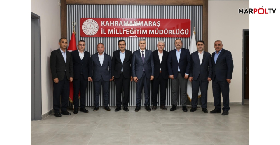 KAHRAMANMARAŞ İL YÖNETİMİNDEN MİLLÎ EĞİTİM MÜDÜRÜ AKPINAR’A ZİYARET