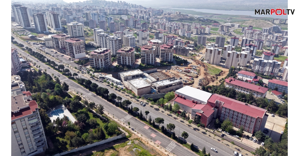 Kahramanmaraş’ın Yeni Nesil Gençlik ve Spor Kompleksi Hızla Yükseliyor