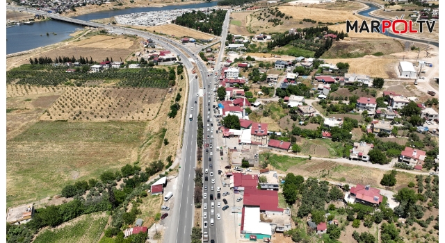 Kılavuzlu Mevkiinde Geçici Trafik Düzenlemesine Gidildi