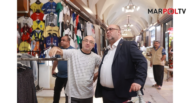 BAŞKAN AKPINAR, RESTORASYONU TAMAMLANAN TARİHÎ KAPALI ÇARŞIDA ESNAFLA BULUŞTU