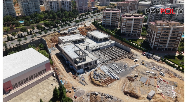 Kahramanmaraş’ın Türkiye’ye Örnek Gençlik Merkezi Hızla Yükseliyor
