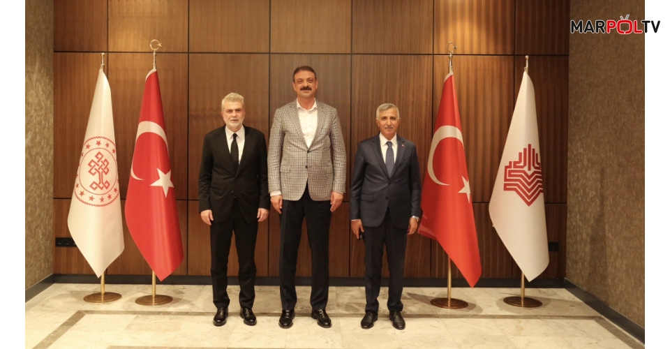 Vali Ünlüer ve Başkan Görgel’den Vakıflar Genel Müdürlüğü’ne ziyaret