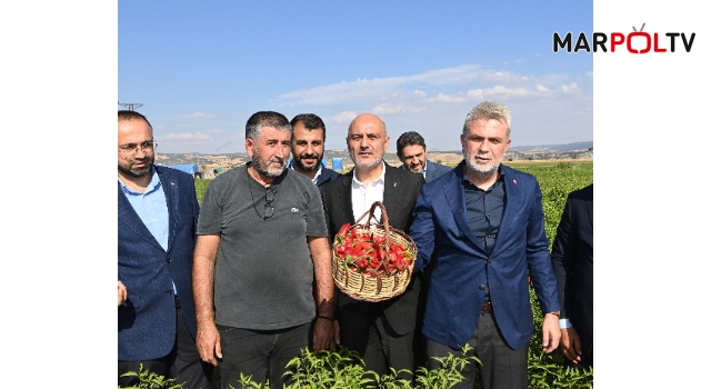 Başkan Görgel; “Dünya’nın En Güzel Biberi, Maraş Biberi Hasadımız Hayırlı ve Bereketli Olsun”