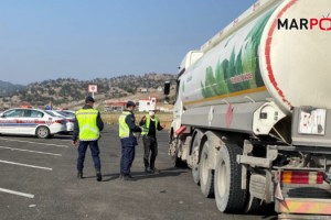 Kahramanmaraş’ta tehlikeli araçlar denetlendi