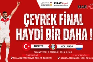 Haydi Çeyrek Finalde Millilerimize Hep Birlikte Desteğe