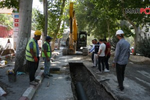 Şehir Merkezinin Yeni Şebeke Hatlarının İmalatı Sürüyor