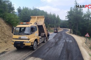 Büyükşehir, Andırın’da 6 Mahalleye Ulaşım Sağlayan Grup Yolunu Yeniliyor