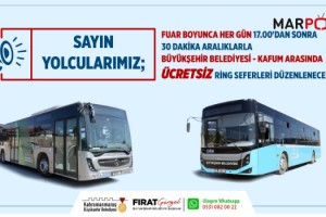 Büyükşehir’den Fuara Ücretsiz Ring Seferi!