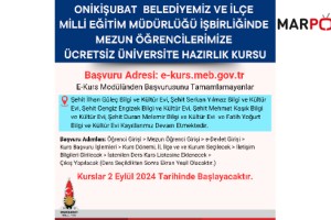 Onikişubat Belediyesi’nin ücretsiz Üniversite Hazırlık Kursu’na kayıtlar başladı