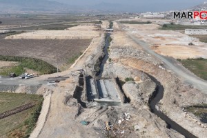 Güney Bağlantı Yolu’nun Yeni Güzergâhında Sanat Yapılarının İnşası Sürüyor