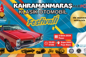 Kahramanmaraş Klasik Otomobil Festivali için geri sayım başladı!