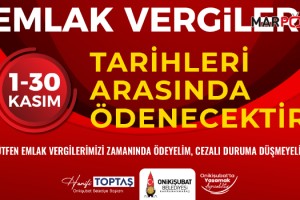 Onikişubat Belediyesi’nden önemli Emlak Vergisi ödemesi hatırlatması