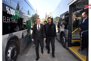 Şehrin İlk Elektrikli Otobüsleri Hayırlı Olsun