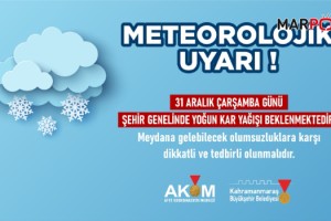 Çarşamba Günü Şehir Genelinde Kar Yağışı Bekleniyor!