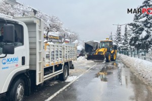 KASKİ’den Karla Mücadeleye Güçlü Destek
