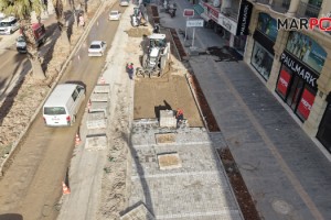 Trabzon Bulvarı’nda Altyapısı Tamamlanan Kısımlarda Üstyapıya Başlandı